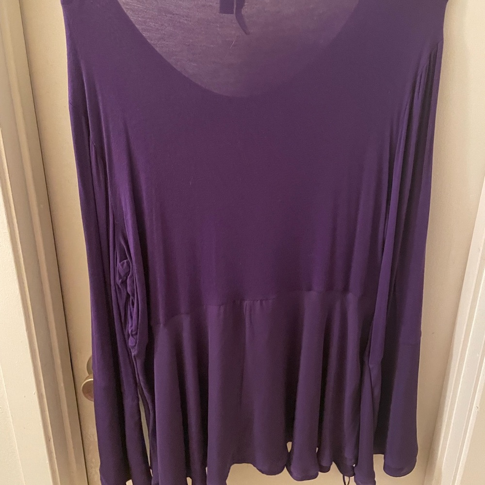 Elle Deep Purple Women's Blouse - Picture 2 of 4